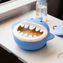 Detachable Silicone Snack Cup With Stainless Steel Lining Snack Container For Toddlers And Kids - Blue - View 5