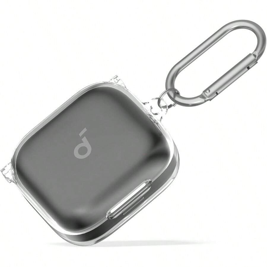 Protective Case Compatible With Anker Soundcore P30i Soft TPU Drop Resistant Case Earphone Protective Case With Keychain Clear - transparente - Ver 1