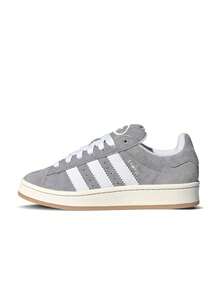 Adidas Giày thể thao Campus Sneakers chất liệu da cao cấp, lót bông mềm mại, đế giữa màu trắng ngà, kiểu dáng hiện đại HQ8707 - xám - Xem 1