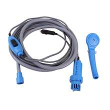 Portable Camping Shower Adjustable Water Flow Leakproof 2.5 L/Min Outdoor Showerhead Sprayer - Grey - View 8