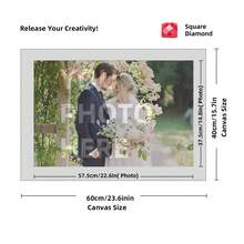 定制个人花卉风景婚礼宠物钻石画套装，个性化5D DIY钻石画彩色梦幻画架完整套装趣味拼图玫瑰尺寸星星阳光捕捉器向日葵，适合青少年艺术活动，多功能，可定制，个性化，送给他、男友、妈妈或朋友的理想礼物，适合茶室、家居、花园、办公室等场所。钻石艺术 - 彩色 - 查看 103