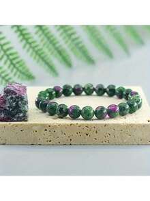 Lucky And Elegant Money Bracelet With Green Curtain Stone - Attracting Wealth, Abundance, And Prosperity - Suitable For Casual Wear And Special Occasions - 材料 - 查看 7