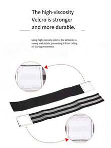 2pcs Bicycle Leg Bands With Reflective Strips, Suitable For Night Running, Mountain And Road Cycling Safety Gear