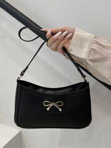 Classic And Stylish Solid Color Quilted PU Leather Tote Bag, Women's Multi-Functional Dome Tote Crossbody Bag, Minimalist Travel And Vacation Handbag, Business Commuting Briefcase Shoulder Bag, Tote Bag, Women's Tote Bag, Designer Handbag, Clutch Bag, Oversized Tote Bag, Handbag, Women's Handbag, Women's Evening Bag, Tote Shoulder Bag, Crossbody Bag, Shell Bag, Women's Solid Color Multi-Functional Tote Bag, Simple Multi-Pocket Large Capacity Student Crossbody Bag, New Casual Travel Vacation Shopping Handbag & Shoulder Bag, Perfectly Suitable For Beach, School, Workplace And Daily Use. - 黑色 - 查看 4