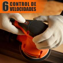 Lijadora Rotativa Orbital Teeno Naranja 450 W 127 V - Tipo de Enchufe A USA (110-127V) - Ver 4