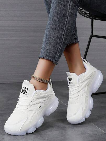 Giày thể thao tập luyện phong cách retro unisex, giày thể thao trượt ván dành cho học sinh, giày chạy bộ ngoài trời cho nữ.