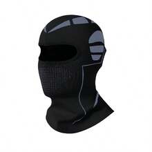 Winter Motorcycle Riding Warm Balaclava, High Elasticity Nylon Ski Mask With Nose Hole, Breathable Windproof Neck Gaiter For Outdoor - Multicolor - View 4