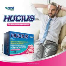 CMD HUCIUS – Castaño de Indias y Ruscus – Medicamento Herbolario para Apoyo en Hemorroides e Insuficiencia Venosa – 2 cajas de 30 cápsulas - DÚO PACK - Ver 1
