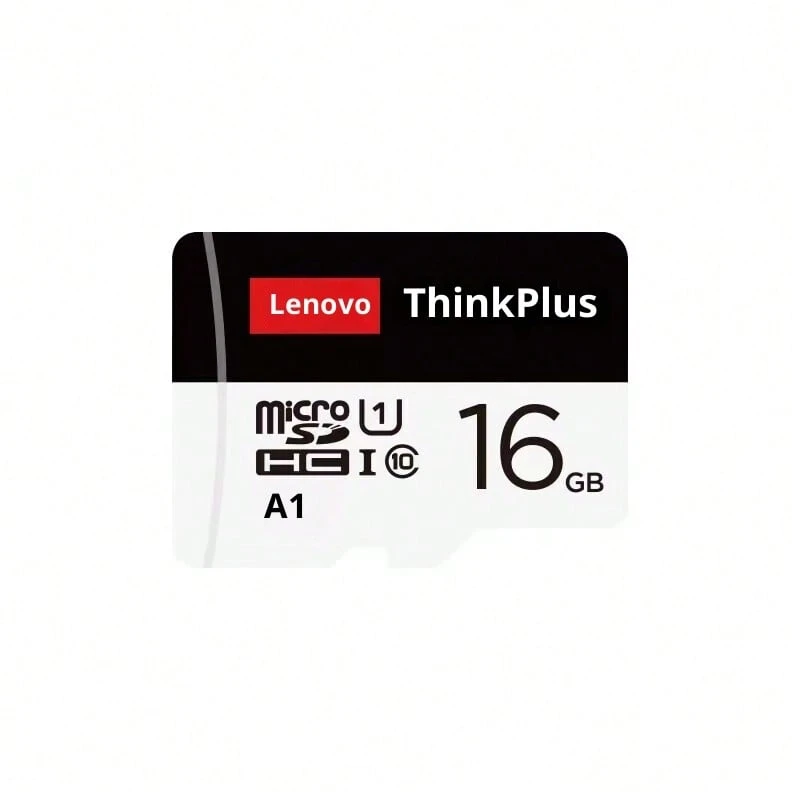 Lenovo 联想ThinkPlus高速TF存储卡,适用于行车记录仪、监控摄像头、相机 - 16GB - 黑與白 - 查看 1