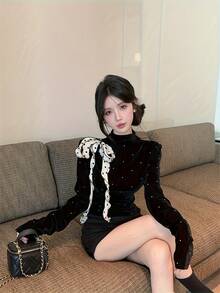 Women Tops - Black - View 1