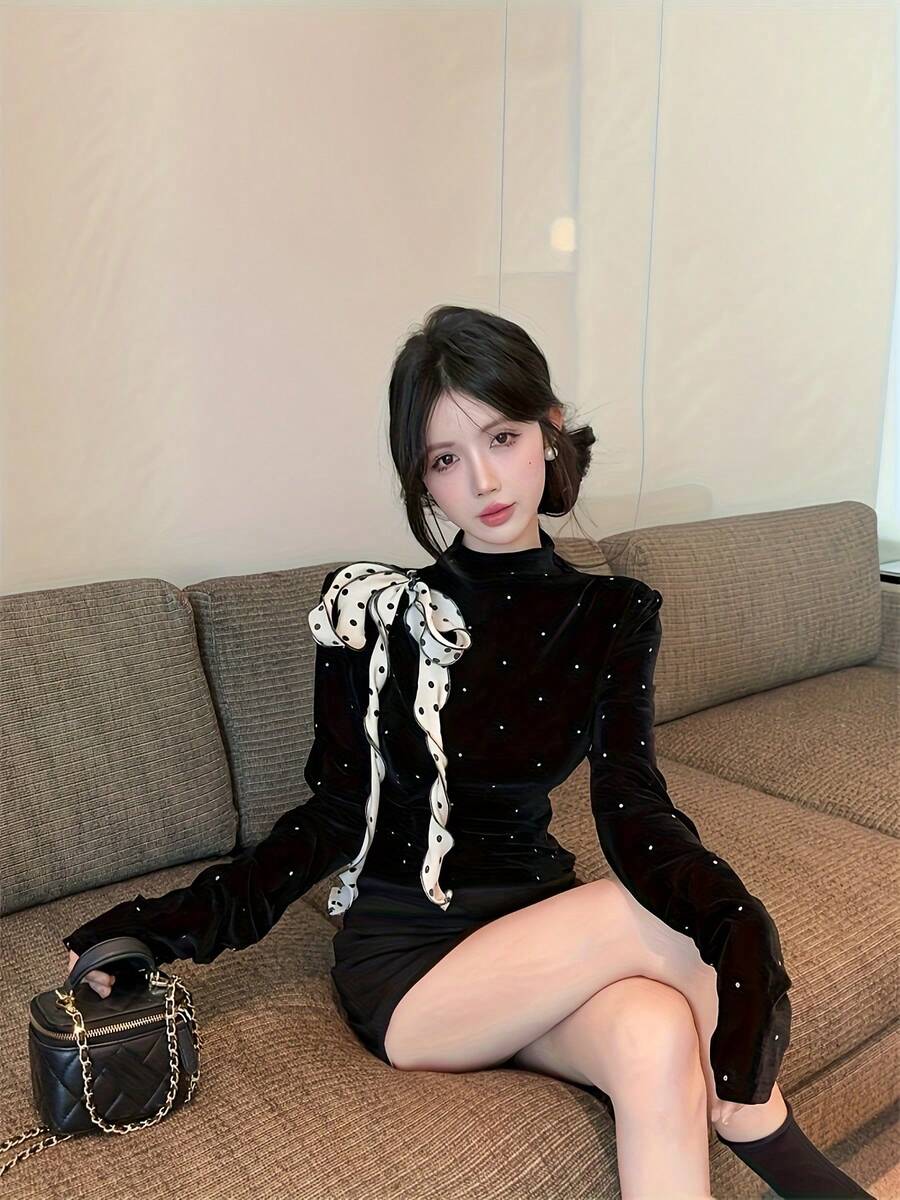 Women Tops - Black - View 1
