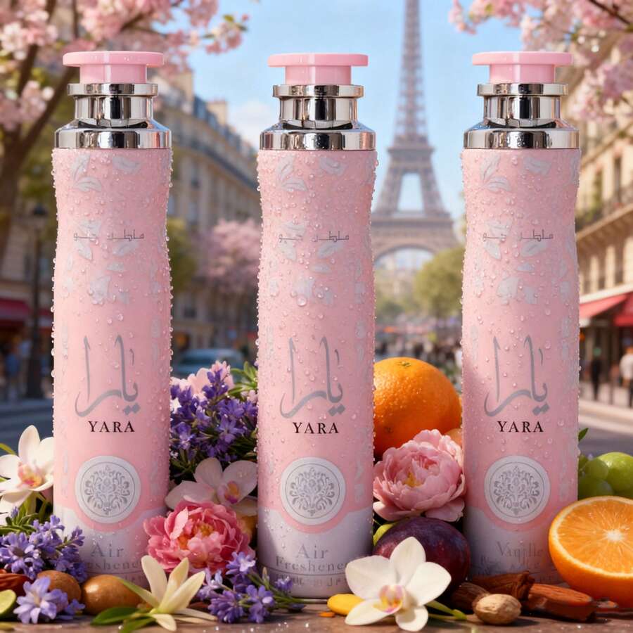 Lattafa Pack Of 3 YARA Air Freshener 300ML*3 Home Fragrance - YARA - View 1