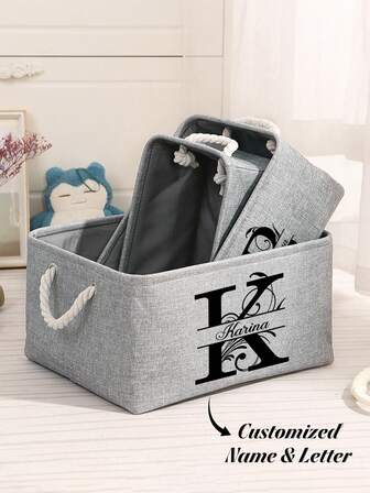1 st anpassad leksakskorg, personlig förvaringslåda, leksakslåda, klädförvaring, hopfällbar, stor kapacitet, lätt förvaringskorg för hemmet, lämplig för universitet, resor, semester och inflyttningspresenter