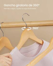 SONGMICS Standard Hanger - Yellow - View 8