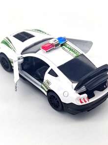 Toy Car For Boys, Openable Doors Toy Cars, Children's Alloy Small Cars, Sports Car, Racing Car, Simulation Vehicle Model - White - View 3