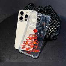 Funda de Teléfono de Estilo Navideño a Prueba de Golpes de Cuatro Esquinas, Compatible con iPhone 17 Air 17/16/15/14/13/12/11 Pro/Pro Max/Plus, Compatible con Samsung Galaxy A14/A15/A16/A25/A26/A34/A35/A36/A53/A54/A55/A56, Compatible con Fundas de Teléfono  G10/G30/G52/G82/G71S/G54/G64/G54 Power/G84, Funda Suave de TPU, Simple y Personalizada, a Prueba de Golpes ﻿ - transparente - Ver 6