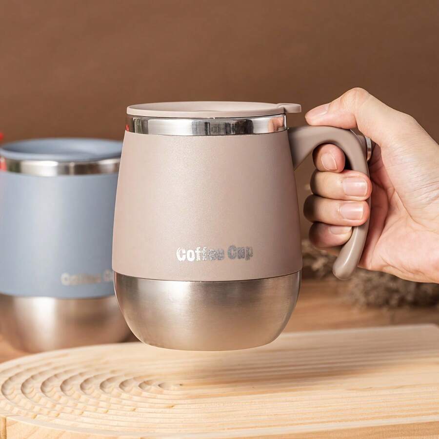 16.91oz Stainless Steel Vacuum Insulated Coffee Mug With Lid, Double-Wall Thermal Cup For Hot And Cold Drinks - Ideal Gift For Home Use, Outdoor Activities, Camping, Birthdays, Holidays (Thanksgiving, Christmas), Halloween - Nhiều màu - Xem 1