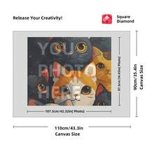 Anpassade diamantmålningsset för vuxna, med personliga namndiamantmålningar, specialdesignade diamantmålningar och exklusiva mönster. Anpassade 5D DIY-diamantmålningsset. - Multifärgad - Visa 127
