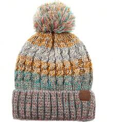 Gorro de invierno para mujeres exclusivo con puntadas de semillas y pompones de confeti (HAT-1816)(HAT-2214)(HAT-2085)(HAT-3841) - Sombrero: verde azulado - Ver 7