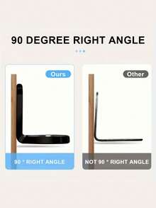 30pcs Corner Brackets With Screws Set, 10pcs Corner Brackets And 20pcs Screws, Suitable For Wooden Furniture, Chairs, Drawers, Cabinets, Indoor And Outdoor Decoration, Wardrobe, Bathroom Installation Tools - Multicolor - View 6