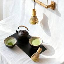 3pcs/Set Coffee Tools, Japanese Matcha Whisk Brush Holder, Matcha Bowl, Matcha Whisk, Bamboo Whisk Stirrer