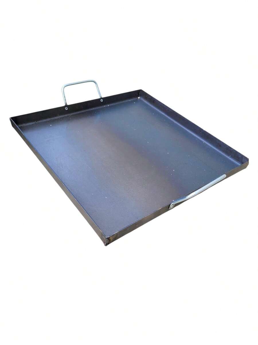 comal plancha de cocción  negro para carne o antojitos 40x40cm - Negro - Ver 1