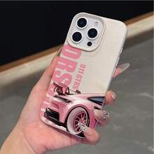 Nueva Funda Rosa P- Design para iPhone 17, 16E, 16, 15, 14, 13, 12, 11 Pro Max, Air, X, XR, XSMAX, 8 y 7 Plus, con una Cubierta Trasera Suave de TPU Anti-Caída, Funda para Teléfono, Protección para Teléfono, Funda Elegante para Teléfono, Funda Duradera para Teléfono - Color 1 - Ver 8