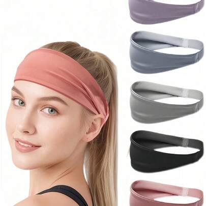 吸汗运动头带篮球跑步瑜伽头巾高弹力轻便透气柔软舒适