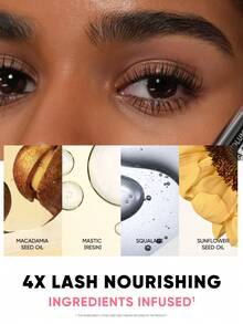 JUDYDOLL NO-DROOPING VOLUME MASCARA BLACK, Smudge-Proof, Waterproof, Sweat-Resistant Mascara With Volumizing & Curling Effect, Fine Brush Separates Lashes Perfectly, Suitable For Daily, Commute, Date, Workout, Long-Lasting, Easy To Remove - 01 Black - View 5