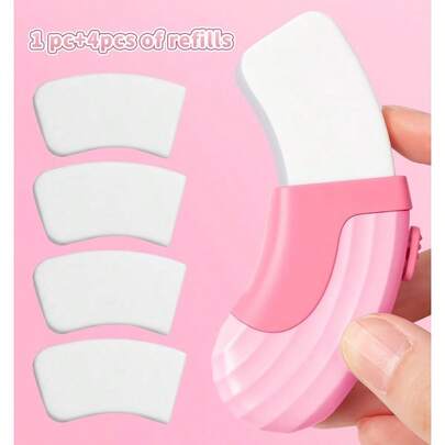 4+1 Pack Rubber Erasers Sliding Retractable Eraser, Large White Erasers For School Office Art Drawing Pencil Eraser...