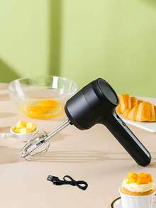 家用烘焙用电动手持搅拌器，小型自动奶油搅拌器，蛋糕搅拌器 - 彩色 - 查看 10