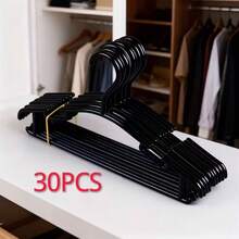 10/20/30/50pcs Mini Plastic Hangers Set, Suitable For Daily Use, Teen's Wardrobe, Not For Hanging Heavy Clothes