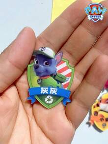 7pcs/8pcs/9pcs Paw Patrol Refrigerator Magnets/Stickers, Ideal For Photo Wall, Plant Board And Reminder Notes. Perfect Home Decor For Kitchen, Adding Fun To Refrigerator Or Magnetic Surfaces. - Multicolor - View 5