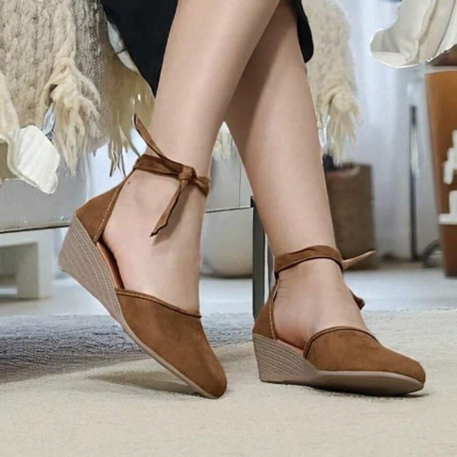 PRELICE Women Flats - 駝色 - 查看 1