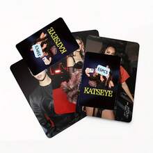 Tarjetas de fotos con efecto de ojo de gato, álbum de celebridades para imprimir fotos, tarjetas LOMO decorativas, serie Lomocard, adecuadas para amantes de la música, fans de K-pop como regalos de cumpleaños y Navidad, tienda de K-pop | Adecuado para scrapbooking, marcapáginas, paredes de fotos - Ideal para el Día de la , aniversario, cumpleaños - Halloween - Navidad - Vuelta al colegio, perfecto para regalar a familiares y amigos, decoración de scrapbook, colección de retratos, autoimprimir retratos, superficie brillante, mercancía de fans, entusiastas de la música