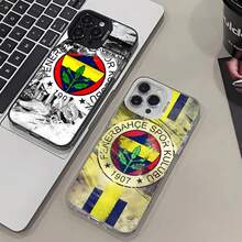 T-Turquía Fenerbahce-E funda de teléfono para 17 16 15 14 13 12 11  Pro MAX gris plata gota mate cubierta trasera a prueba de golpes - z6 - Ver 3