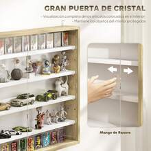 HOMCOM Vitrinas - Granate - Ver 3