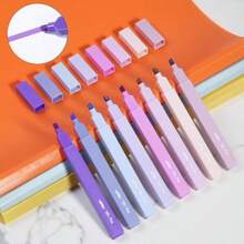 Mr Pen- Aesthetic Cute Pastel Highlighters Set, 8 Pcs, Chisel Tip, Candy Colors, No Bleed Bible Assorted Colors - ColorAA - 查看 6