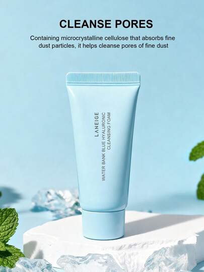 Laneige Vattenbank i resestorlek Blå hyaluronsyra rengöringsskum 30 g/1,01 fl. oz.