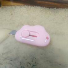 1/3/6/12piece Cute Cloud Mini Portable Utility Knife Paper Cutter Blade Office Stationery (Blue, Pink, White) - Multicolor - View 13