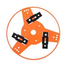 1个加厚修剪器刀片护罩，重型割草机/割灌机刀片，草坪护理工具配件，适用于大面积快速除草和草坪修剪