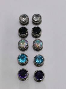 CIZME 4-16mm 2pcs Ear Gauges Stainless Steel Ear Tunnels Plugs Stretchers Expande Ear Piercing Jewelry For Women Men - Auricle - View 6