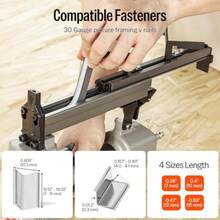V1015B Pneumatic V Nailer For Picture Frame Air Frame Joiner For Picture Framing Uses 7mm-15 Mm Length V Nails - Grey - View 6