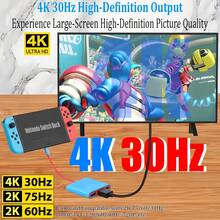 Dock 3 em 1 USB-C Hub Switch para Steam Deck, Adaptador Type-C para HDTV/USB/PD, Estação de Acoplamento para Laptop