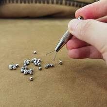 Piercing Cone Ball Clamp Tool, For Jewelry Replacement - Flat Base Earring Piercing Gun, Ear Nose Lip Piercing Kit - Steel - View 10