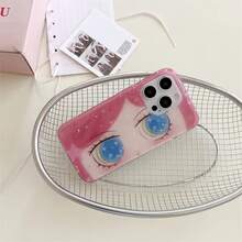Cute Big Eyes Cartoon Girls Phone Case For IPhone16 15 14 13/Pro/Promax Ins Popular Internet Celebrity Phone Case Drop-Resistant.Christmas Accessories.Compatible With IPhone17ProMax - Style 2 - View 13
