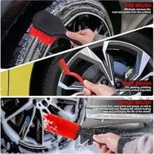 35Pcs Car Detailing Kit Drill Brush Attachments With Detailing Brush Set And Tools Box Red Auto Cleaning Kit Interior For Wheels Dashboard Windows - Red - View 5