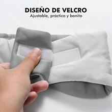 Antifaz para Dormir Suave y Cómoda Disponible a Doble Cara Cubre Ojos para Dormir con Cierre Autoadherible Eye Mask Sleep para Siestas Viaje Avión Oficina Relajación y Meditación Gris - DosLadosgris - Ver 6