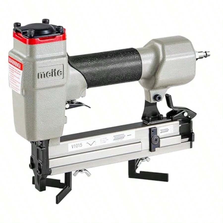 V1015B Pneumatic V Nailer For Picture Frame Air Frame Joiner For Picture Framing Uses 7mm-15 Mm Length V Nails - Grey - View 1
