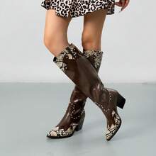 WEIDE Women Knee-High Boots - Brown - View 10